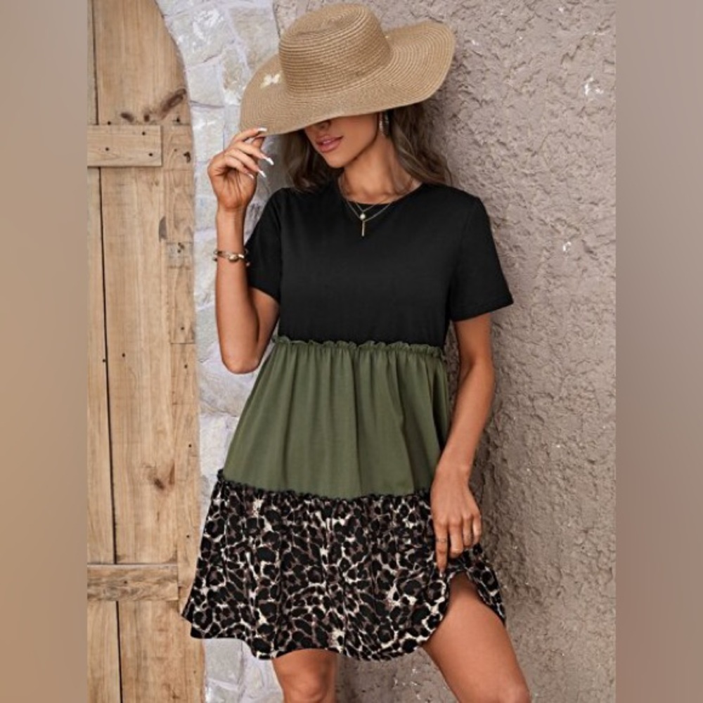 Emery Rose Color Block Dress
